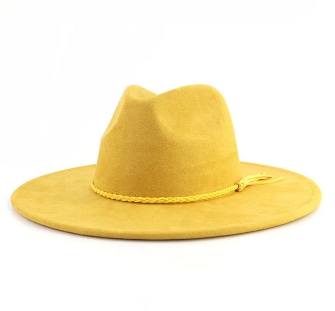 Classic Fedora-Style Cowboy Hat – Adjustable & Stylish 56-58cm 100% Polyester, Suitable for Pyrography & Laser Burning