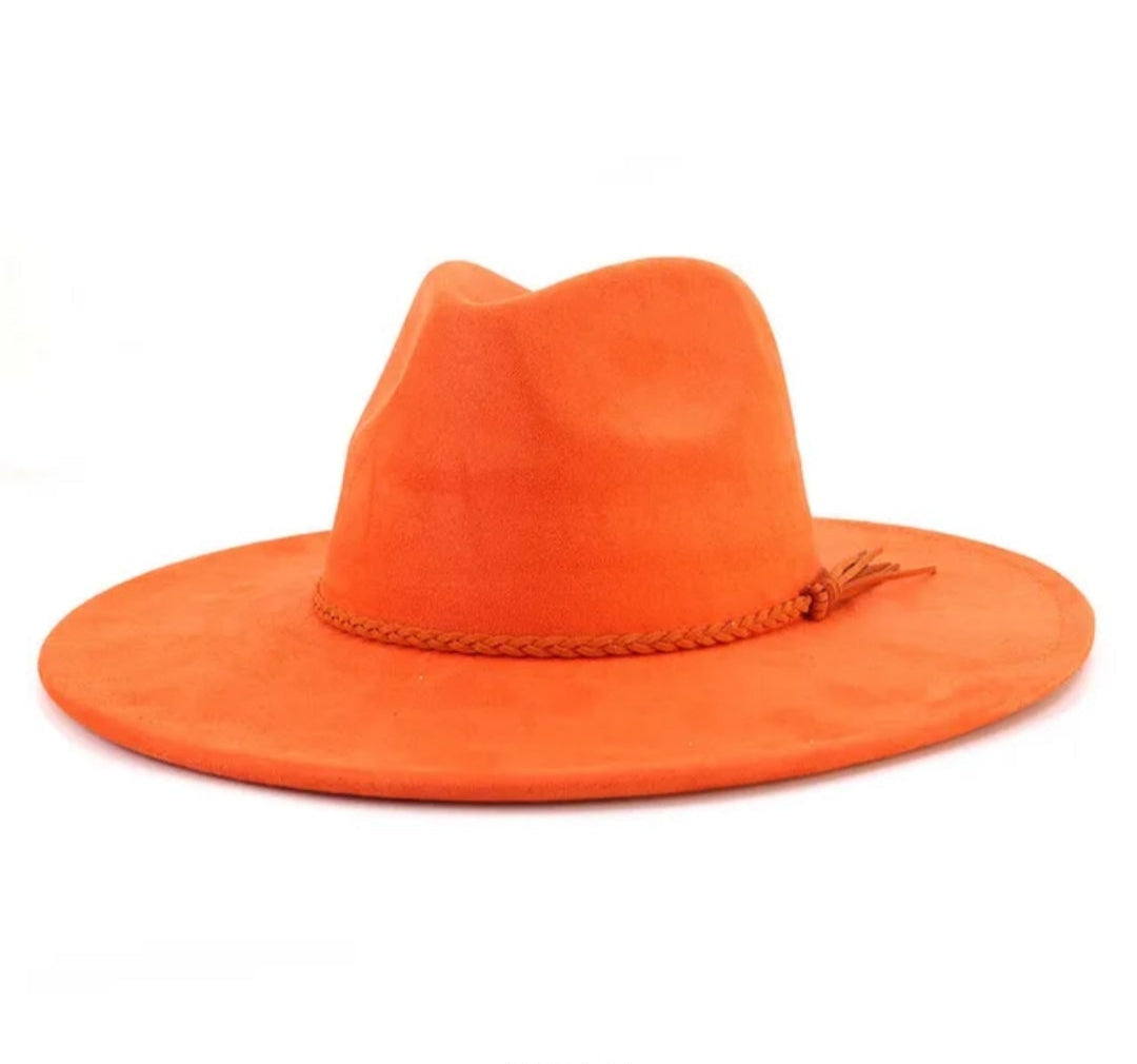 Classic Fedora-Style Cowboy Hat – Adjustable & Stylish 56-58cm 100% Polyester, Suitable for Pyrography & Laser Burning