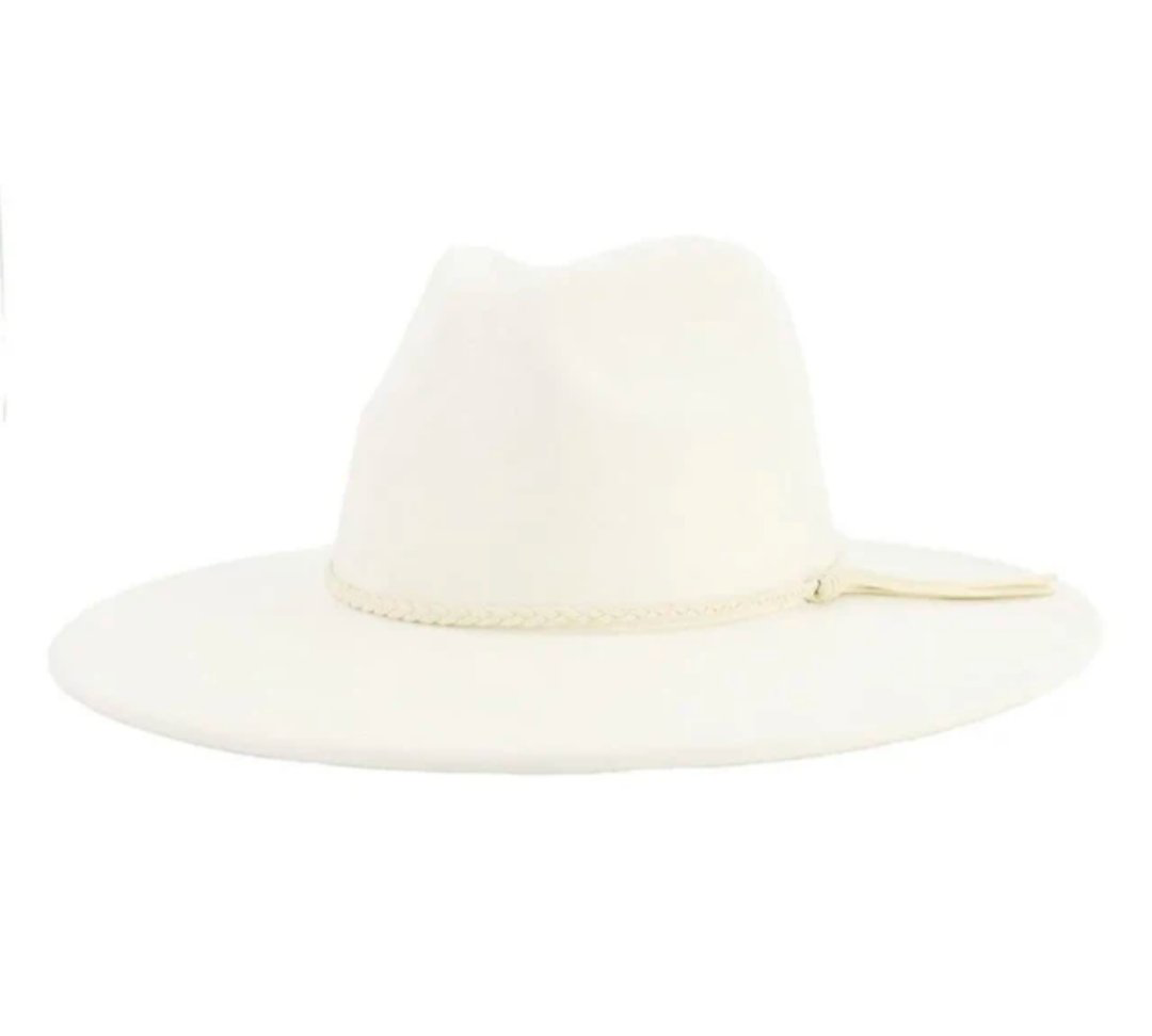 Classic Fedora-Style Cowboy Hat – Adjustable & Stylish 56-58cm 100% Polyester, Suitable for Pyrography & Laser Burning