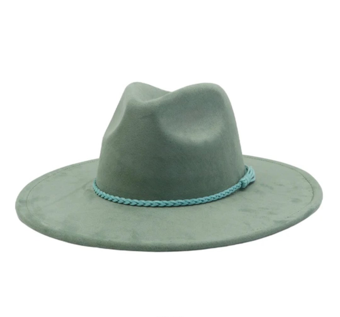 Classic Fedora-Style Cowboy Hat – Adjustable & Stylish 56-58cm 100% Polyester, Suitable for Pyrography & Laser Burning