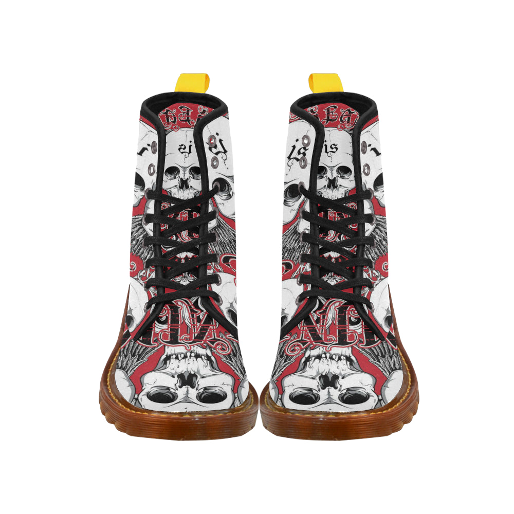 old skull Martin Boots For Women Model 1203H