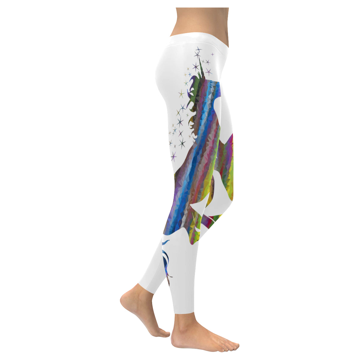 unicorn Women's Low Rise Leggings (Invisible Stitch)