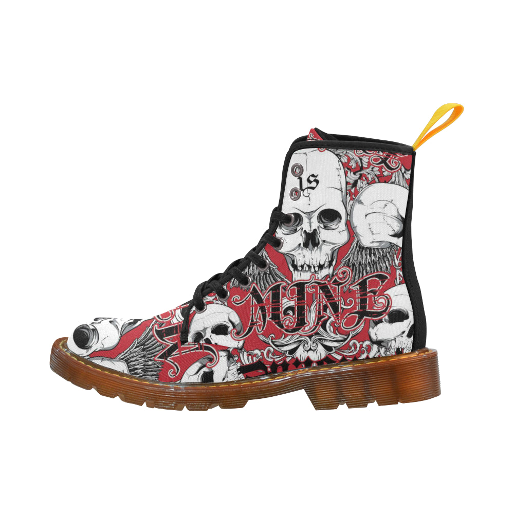 old skull Martin Boots For Women Model 1203H