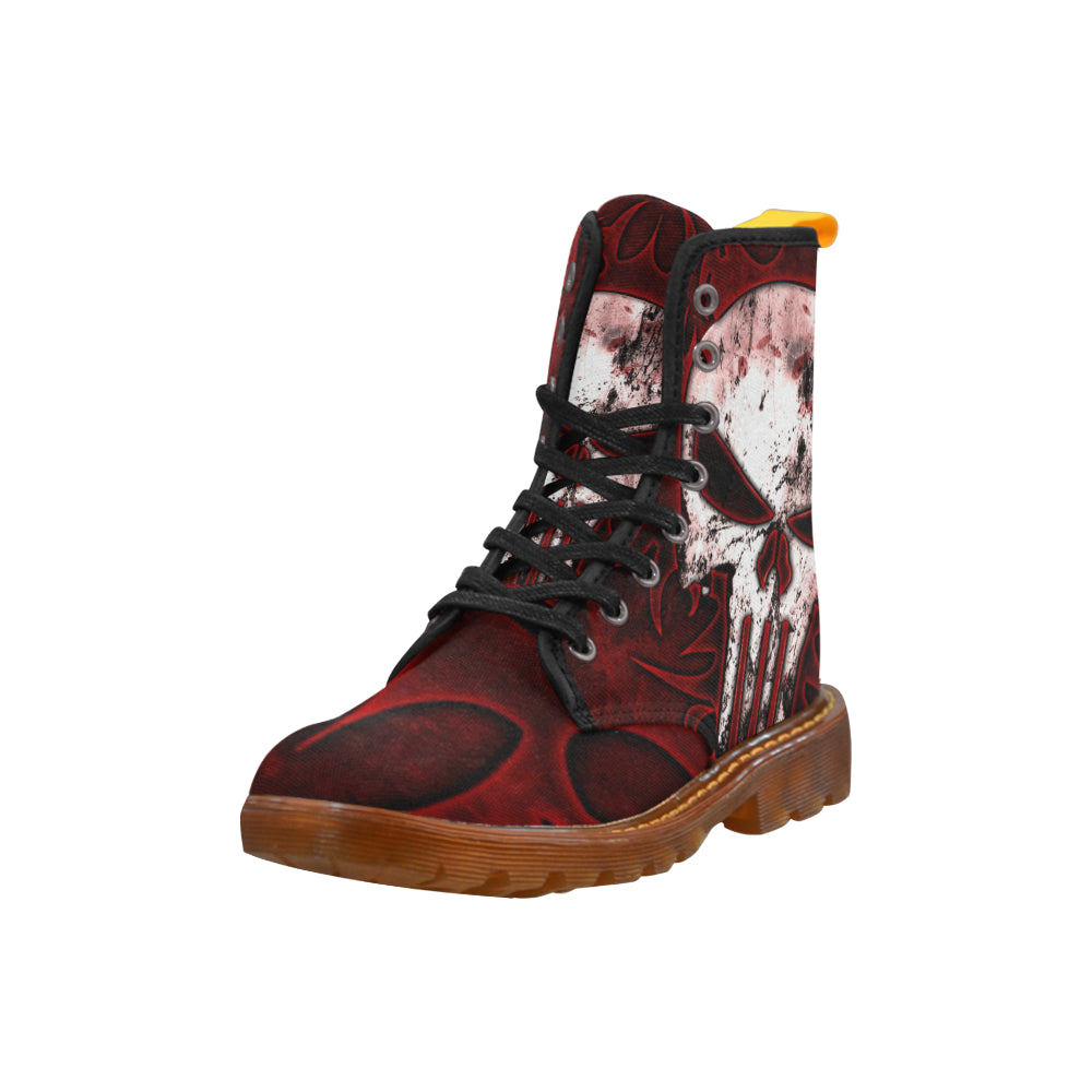 Women Evil Skull Martin Boots For Women Model 1203H