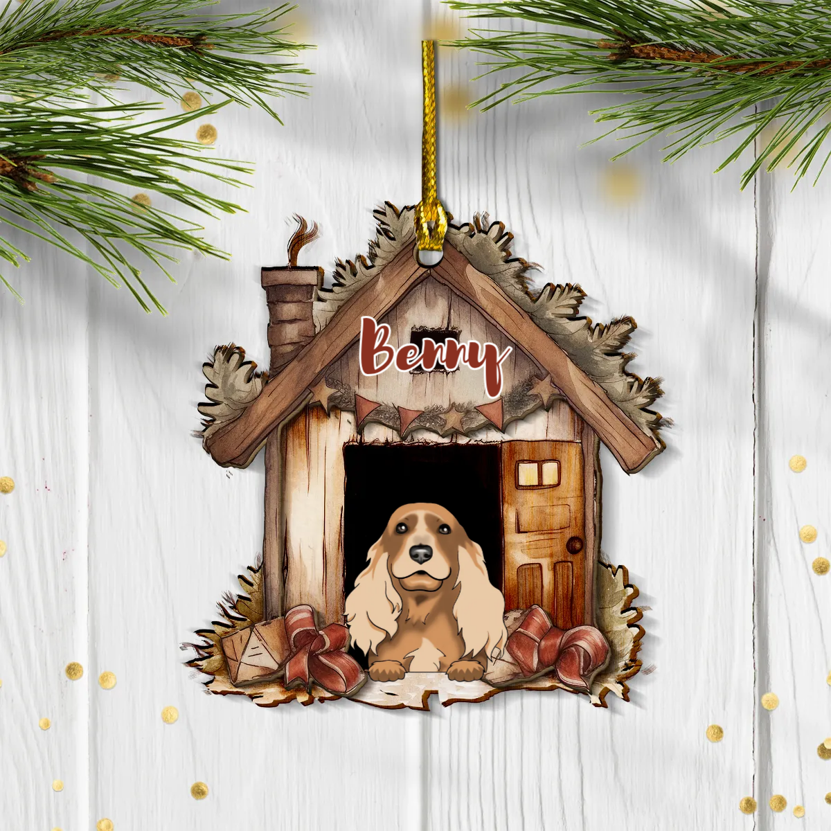 Dog House Christmas Ornament