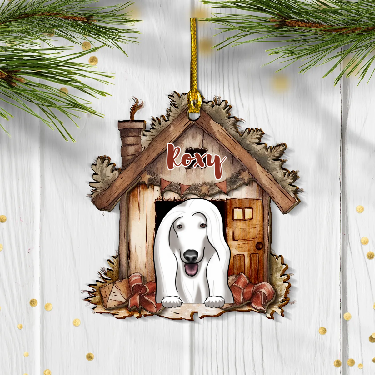 Dog House Christmas Ornament