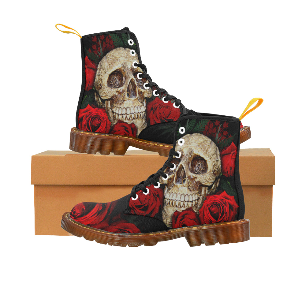 Rose & Skull Martin Boots For Men Model 1203H
