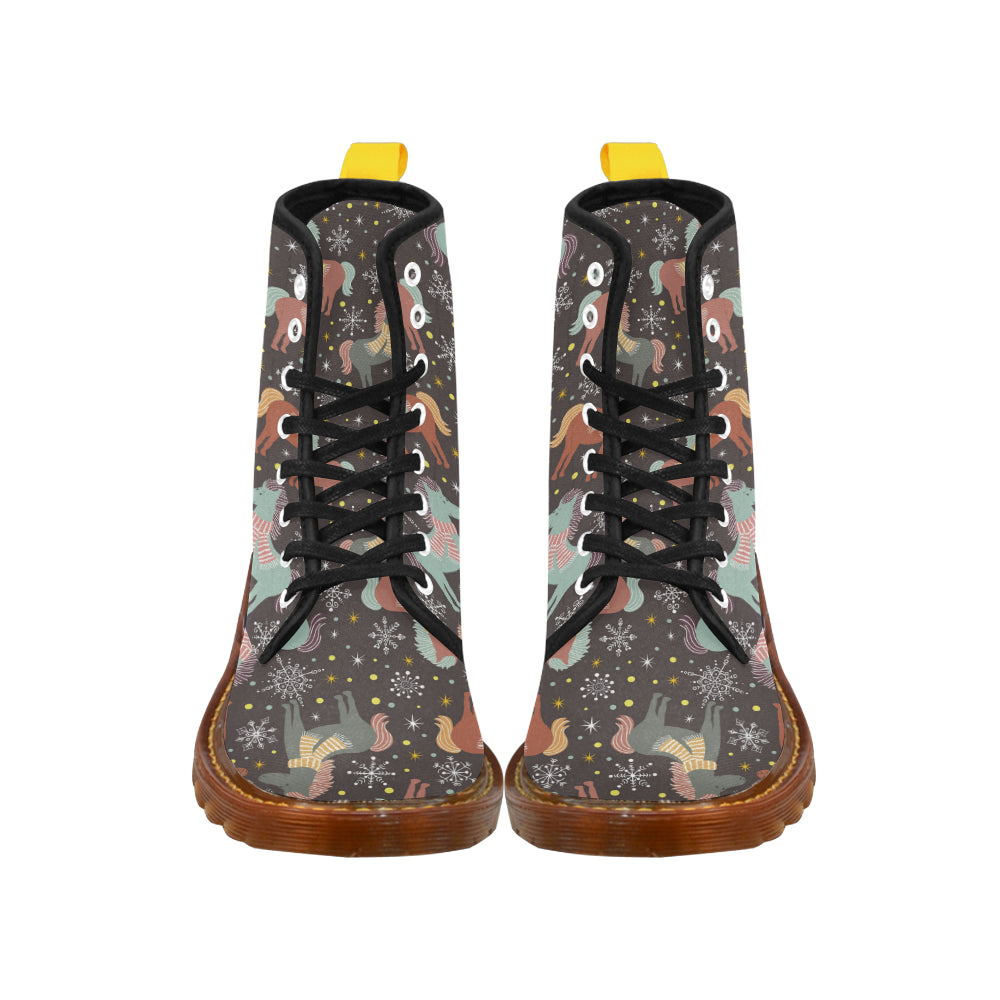 horse unicorn Martin Boots For Women Model 1203H