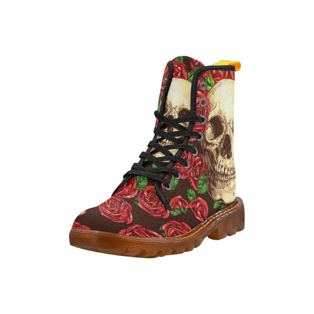 flowerskull Martin Boots For Women Model 1203H