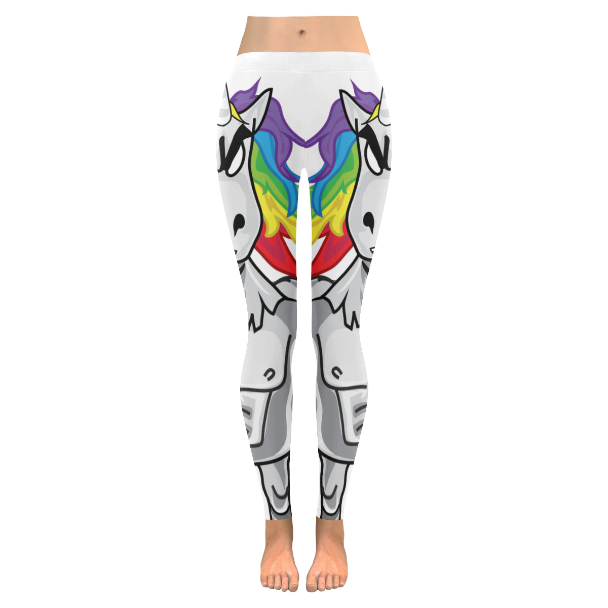 unicorn Women's Low Rise Leggings (Invisible Stitch)