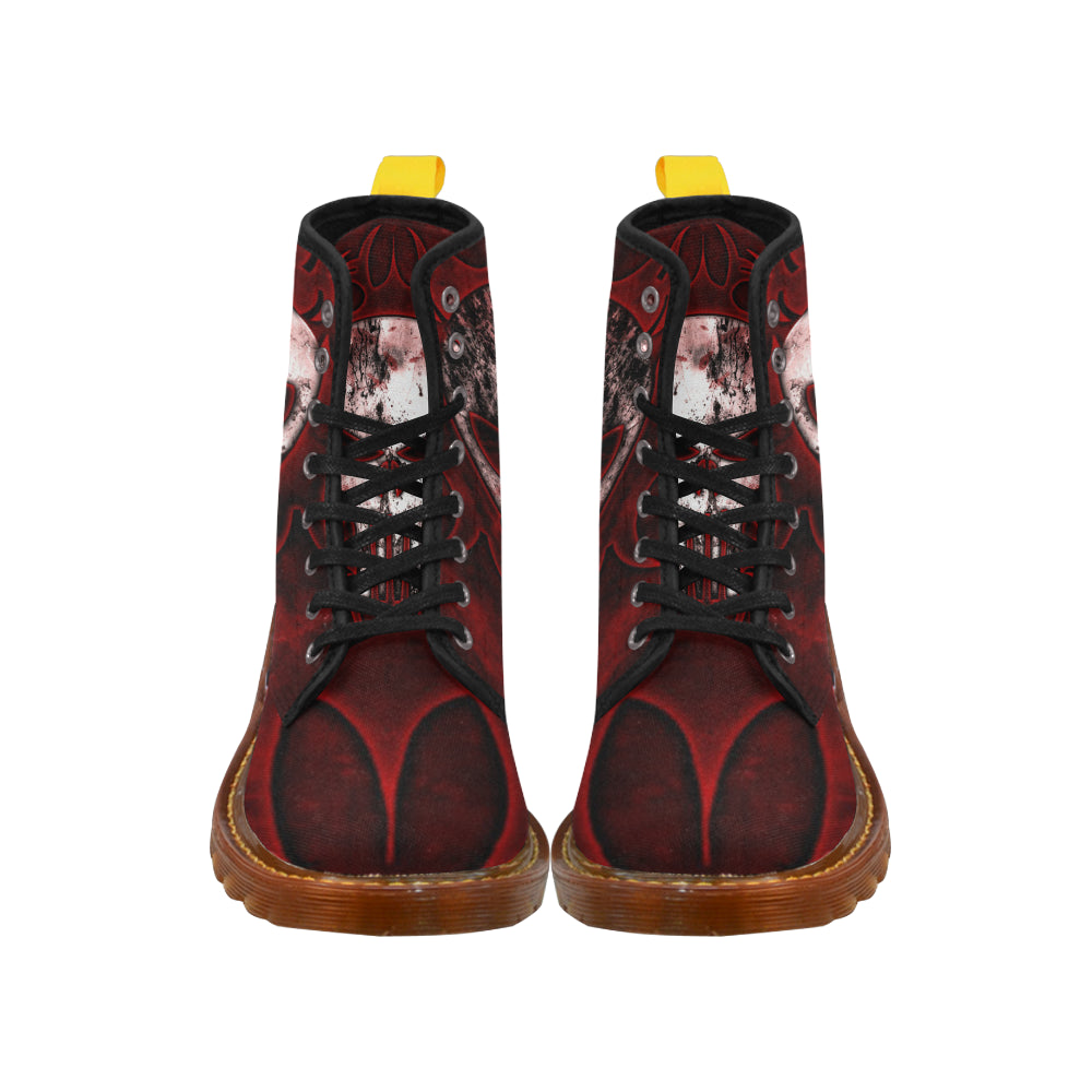 Women Evil Skull Martin Boots For Women Model 1203H