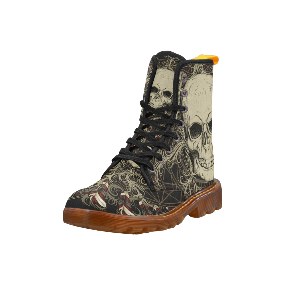 Skull Martin Boots For Women Model 1203H