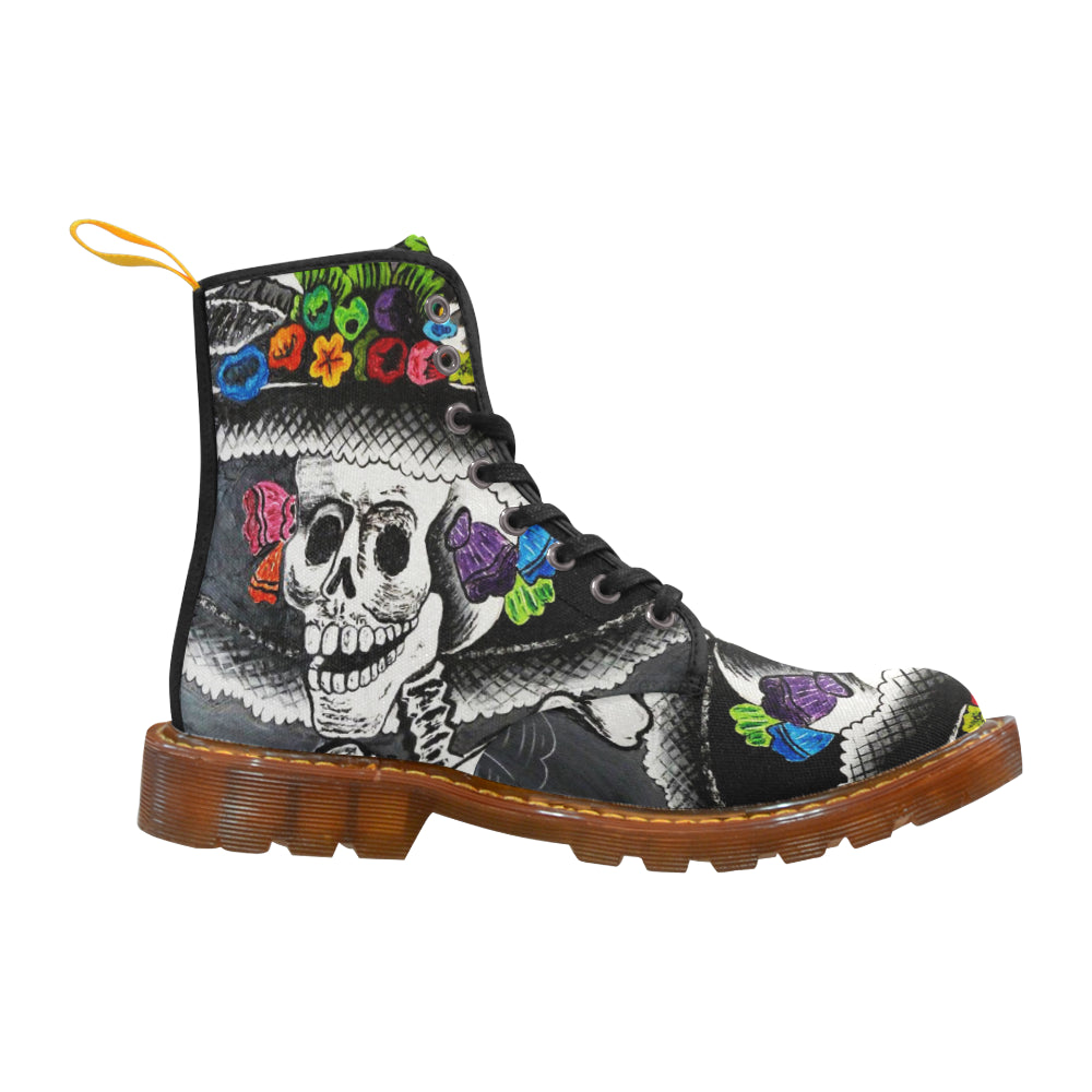 skull Martin Boots For Women Model 1203H