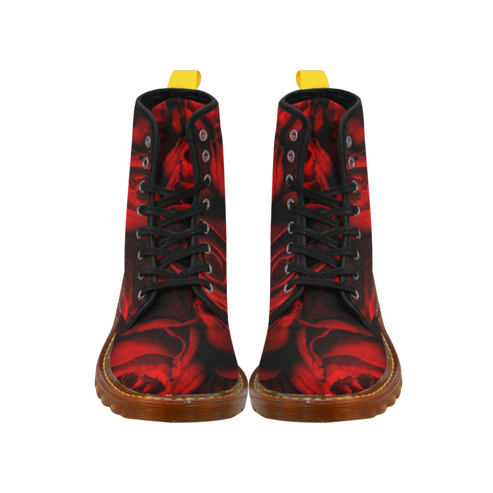 Martin Boots For Women beautiful rose