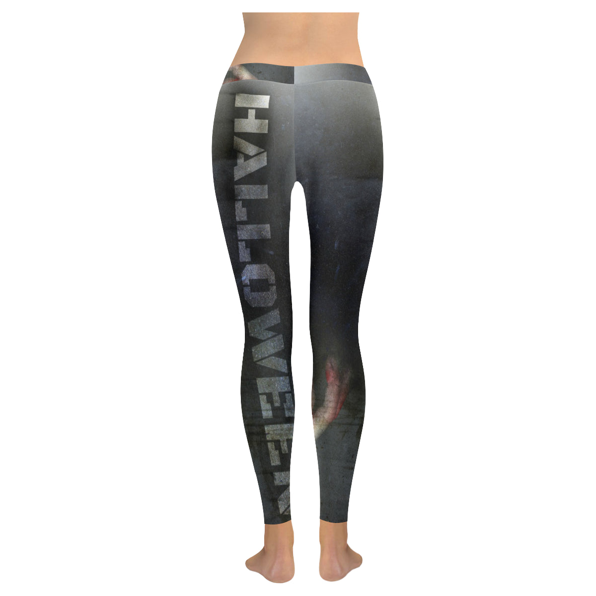 halloween zombie Women's Low Rise Leggings (Invisible Stitch)