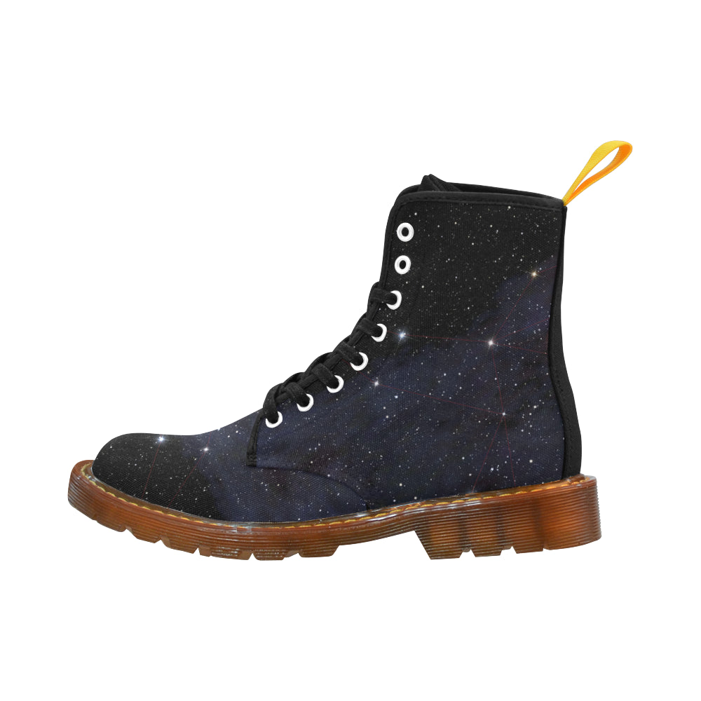 Unicorn constellation in deep space sky Martin Boots For Women Model 1203H