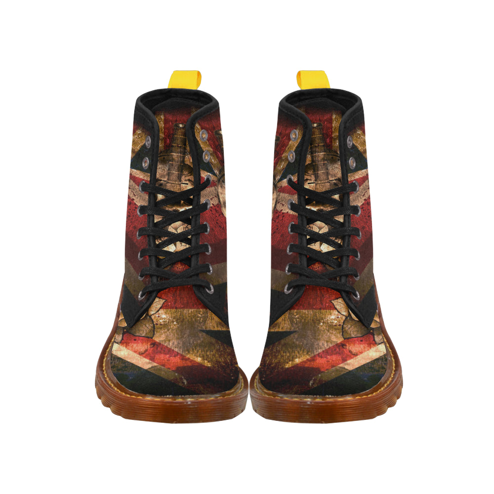 Skull Flag Martin Boots For Women Model 1203H