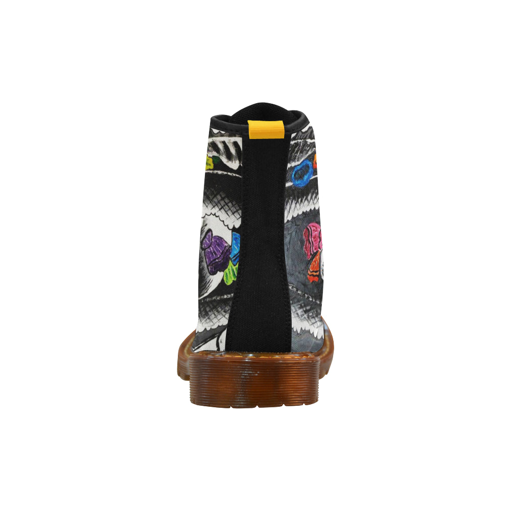 skull Martin Boots For Women Model 1203H