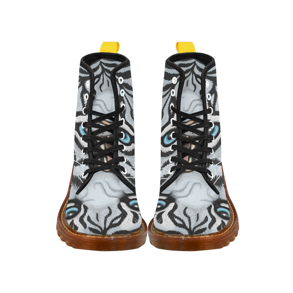 White tiger honey Martin Boots For Men Model 1203H