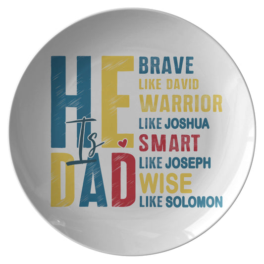He is Dad BBQ Plate
