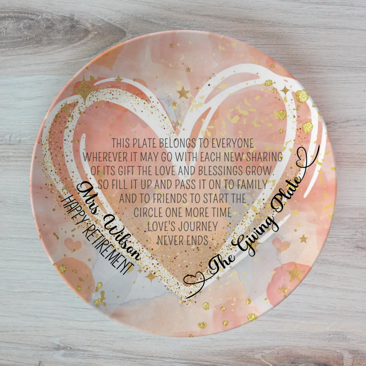 Heart The Giving Plate