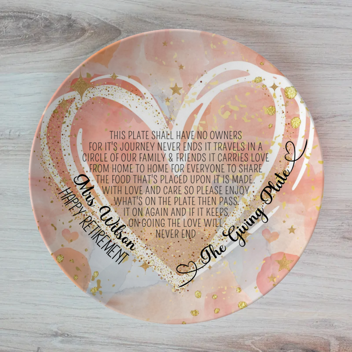 Heart The Giving Plate