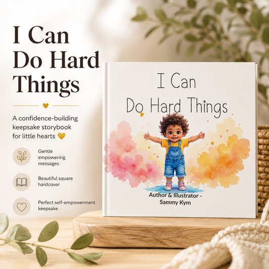 "I Can Do Hard Things" Children's Hardcover Book | Empowering Story for Kids Ages 3-6 | Growth Mindset, Confidence & Resilience Book | Preschool Gift