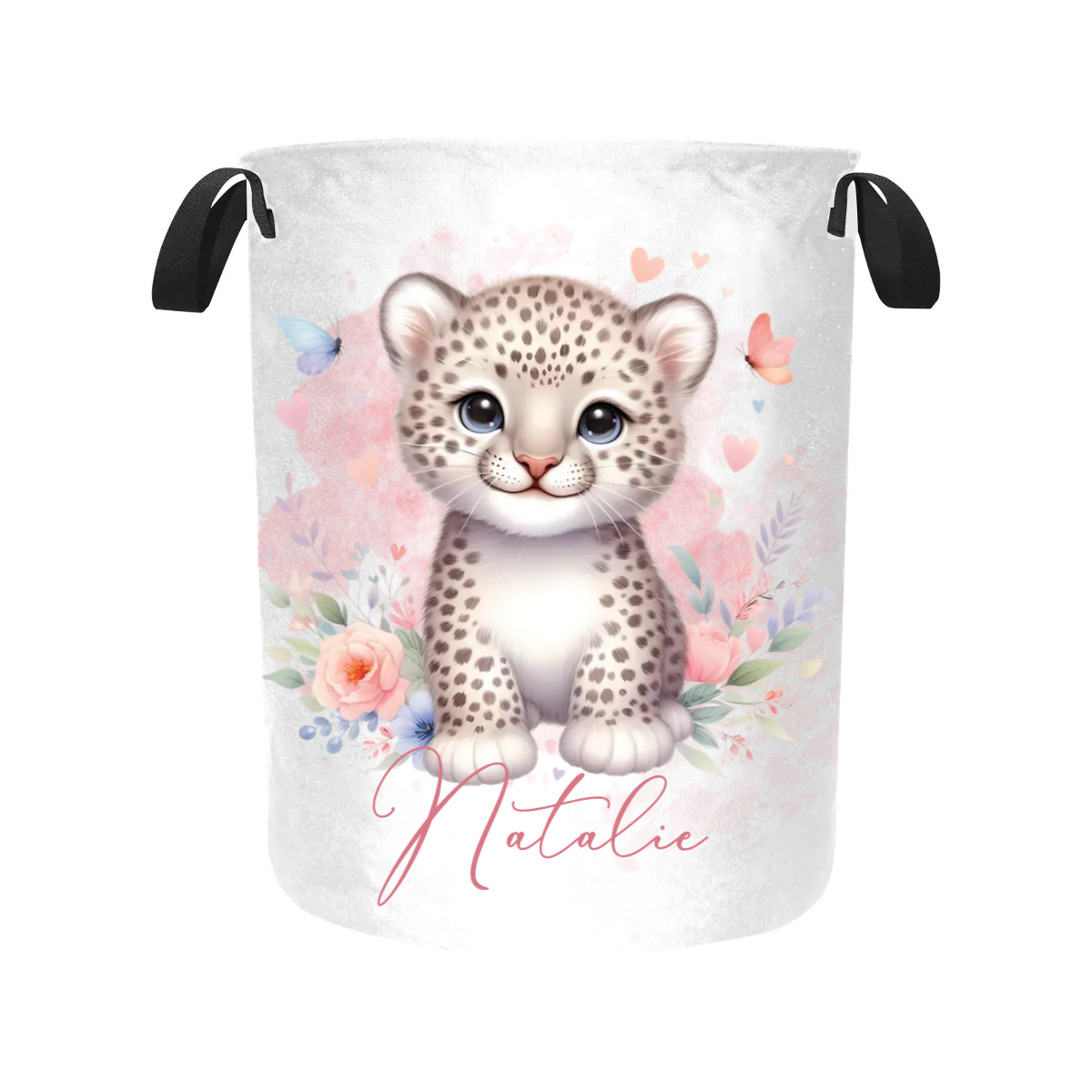 Laundry Basket Personalised Cheetah