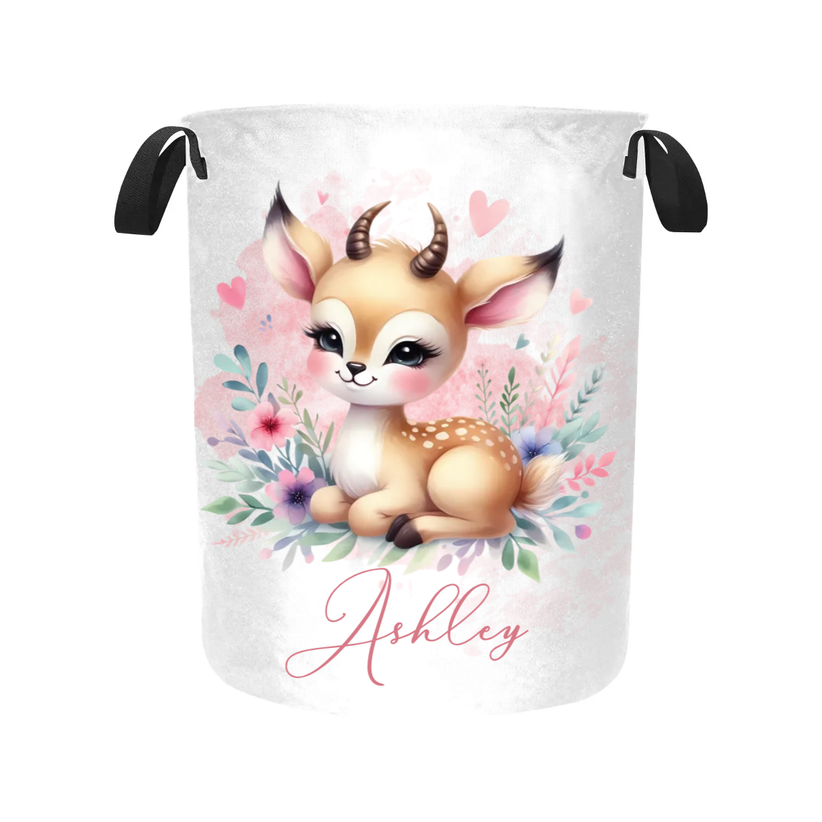 Laundry Basket Personalised Deer