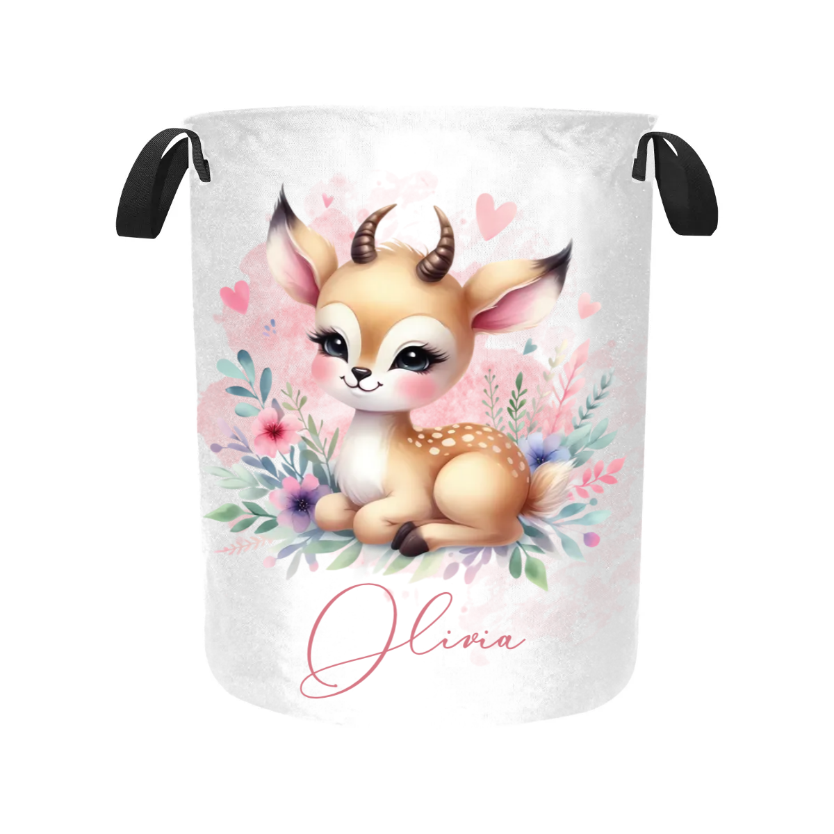 Laundry Basket Personalised Deer