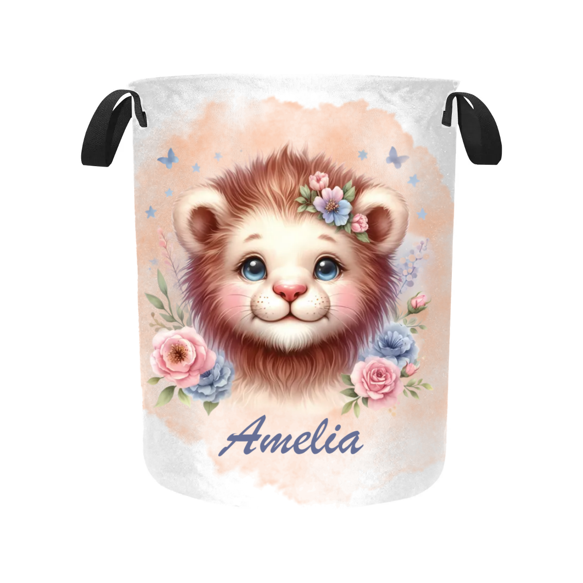 Laundry Basket Personalised Lion