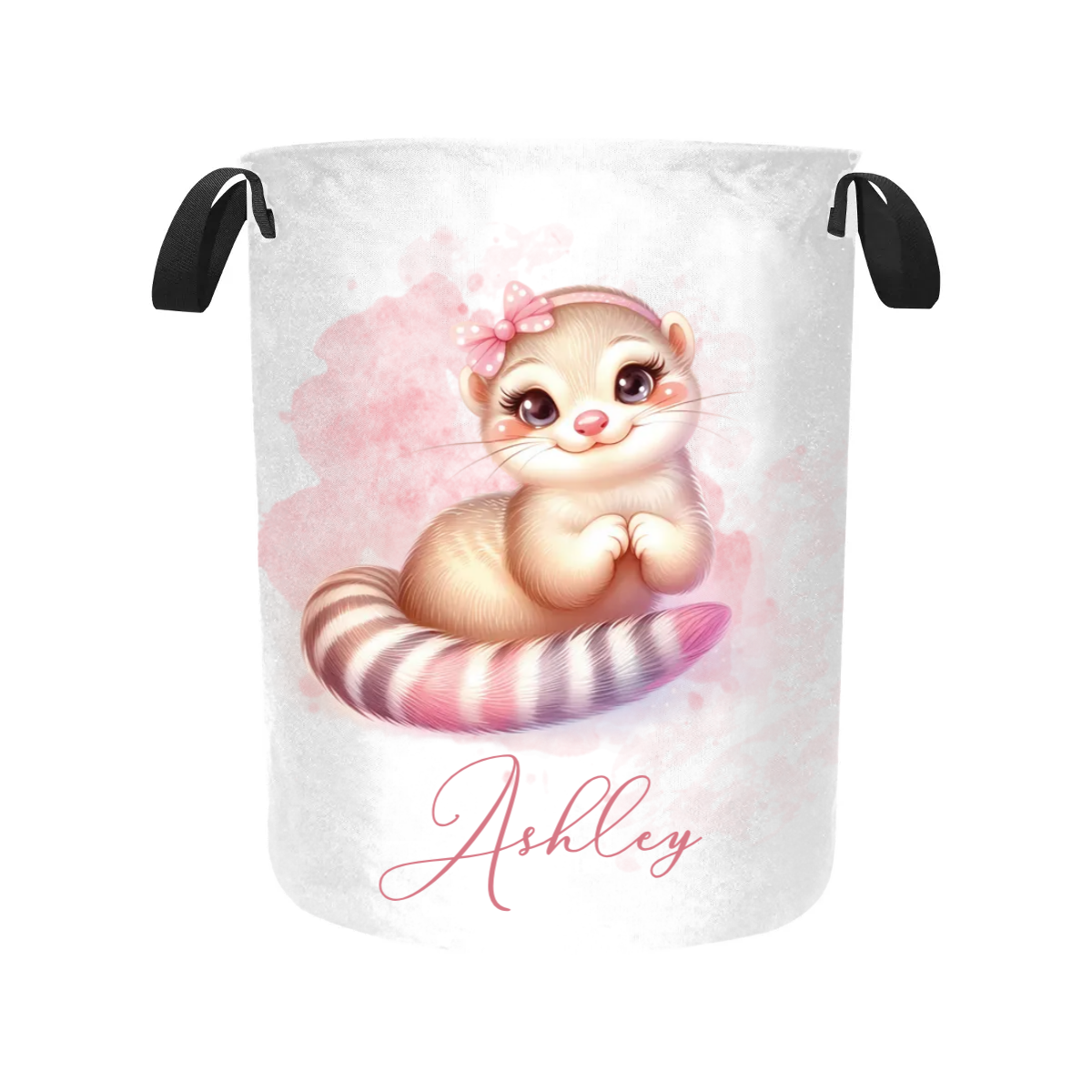 Laundry Basket Personalised Meerkat