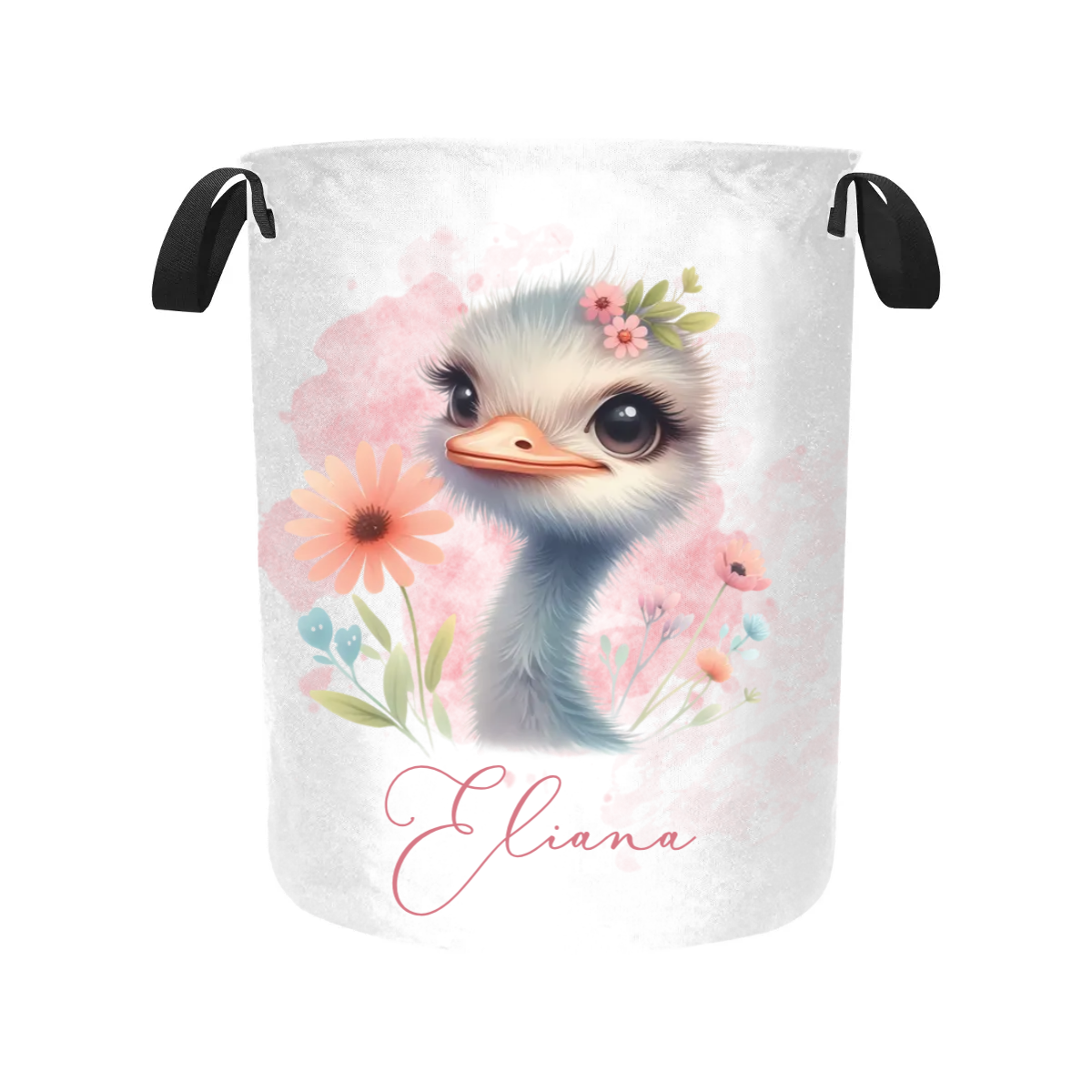 Laundry Basket Ostrich Personalised