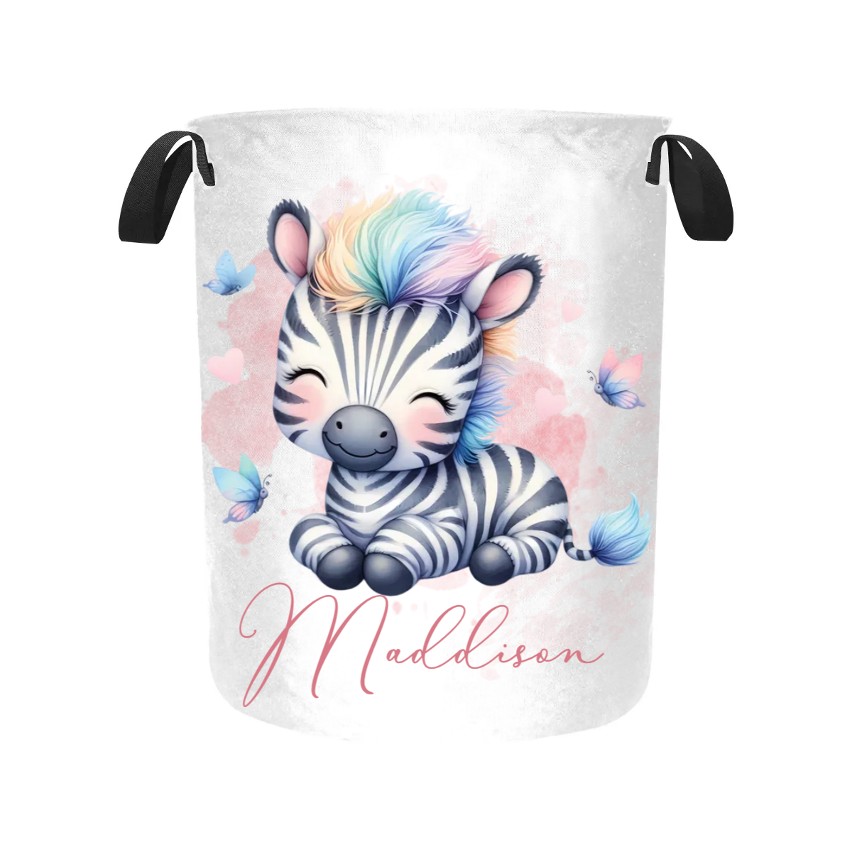 Laundry Basket Personalised Zebra