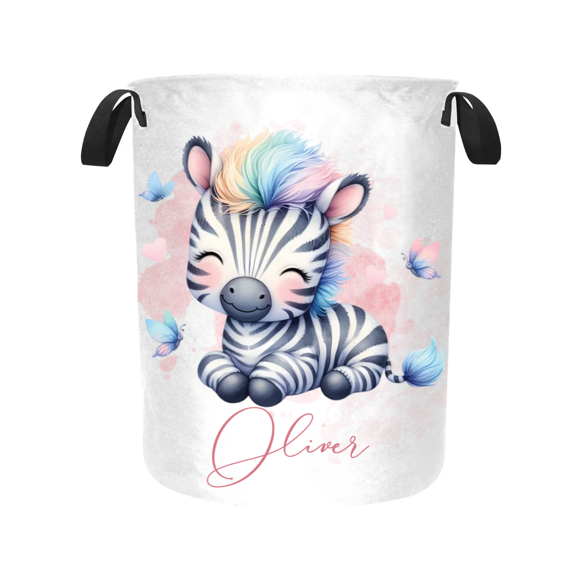 Laundry Basket Personalised Zebra