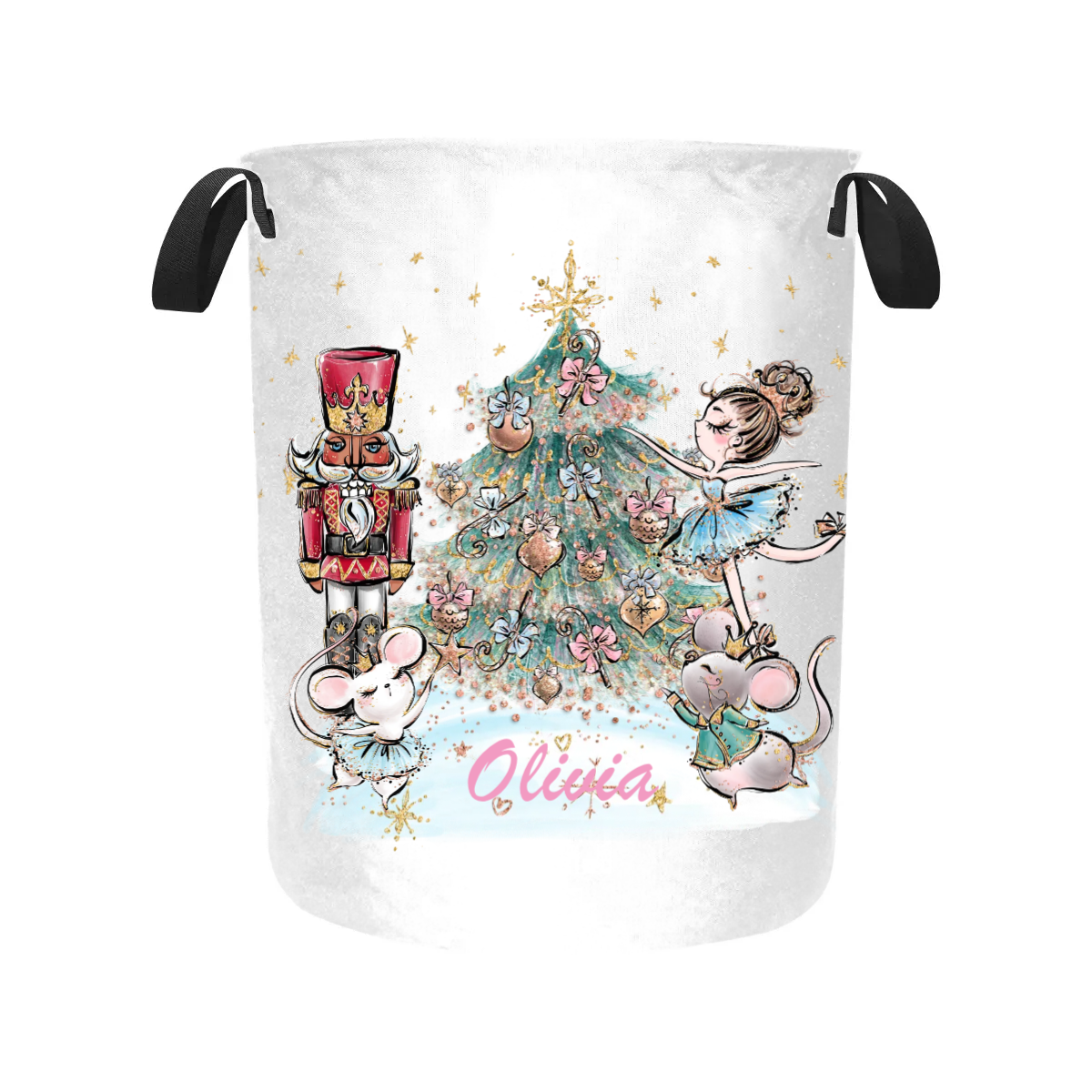 Laundry Basket Personalised Ballerina Nutcracker Christmas