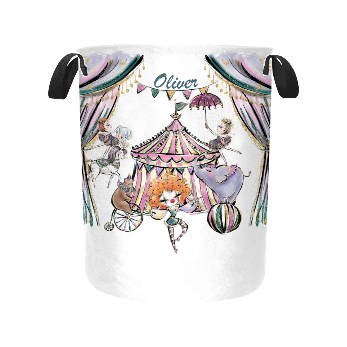 Laundry Basket Personalised Circus