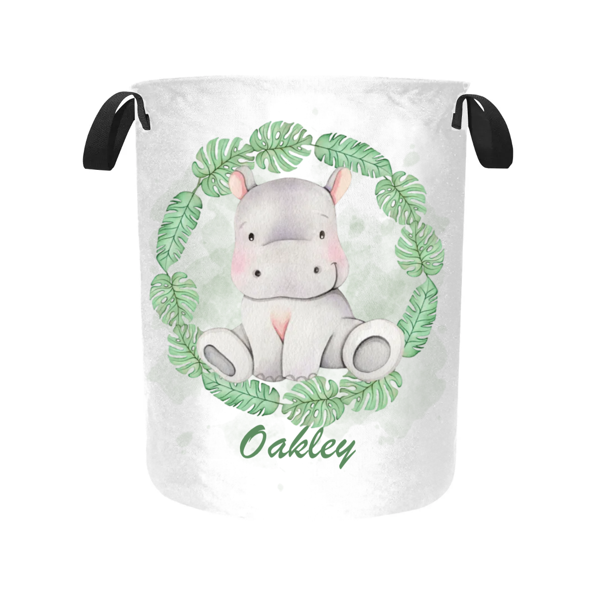 Laundry Basket Personalised Safari Animals