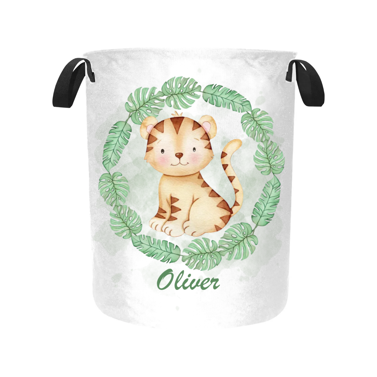 Laundry Basket Personalised Safari Animals