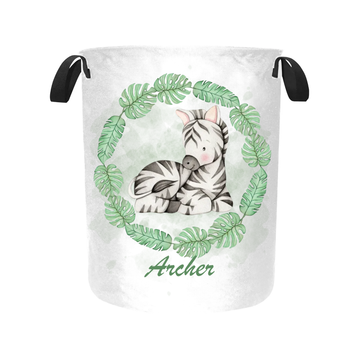 Laundry Basket Personalised Safari Animals