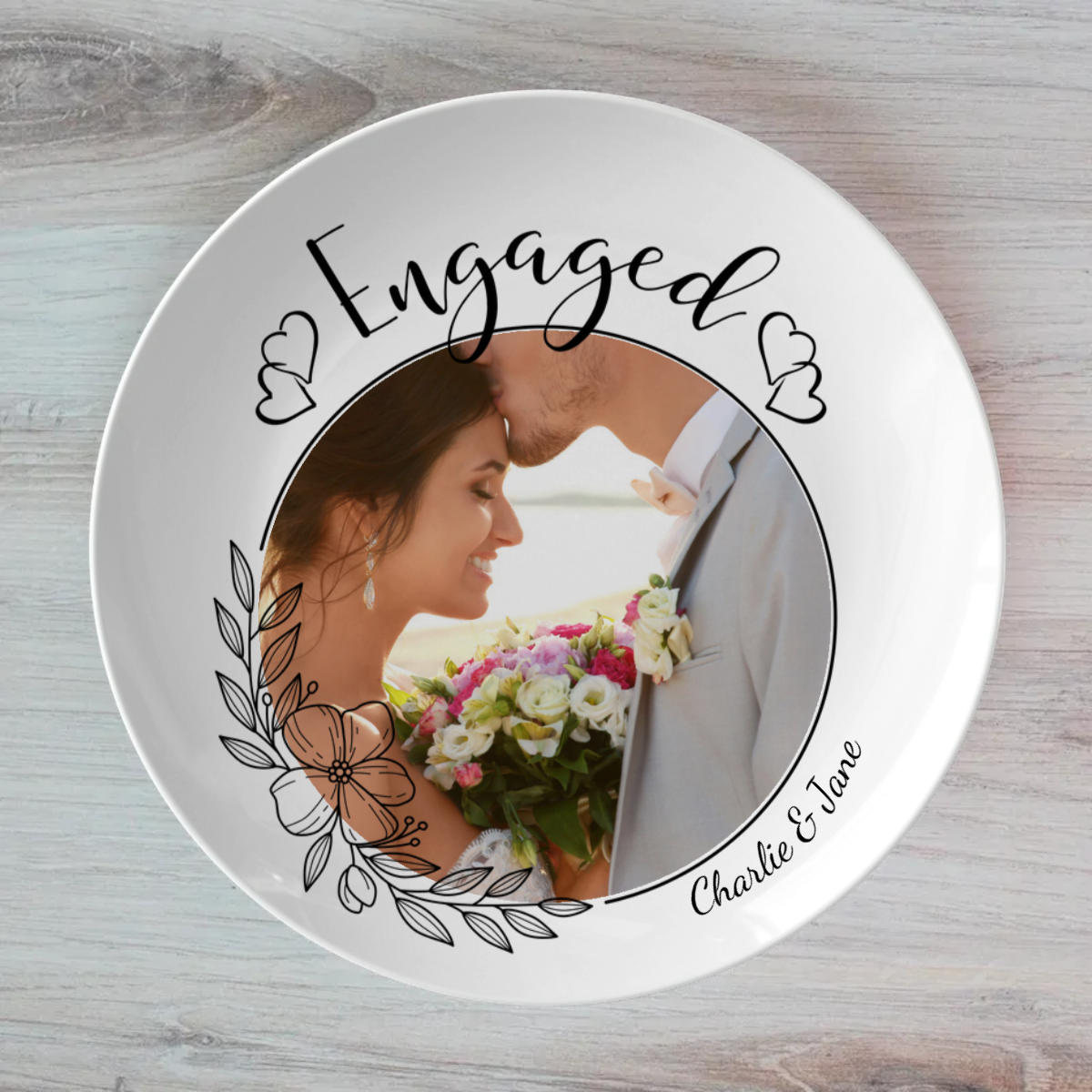 Love Personalised Dinner Plate