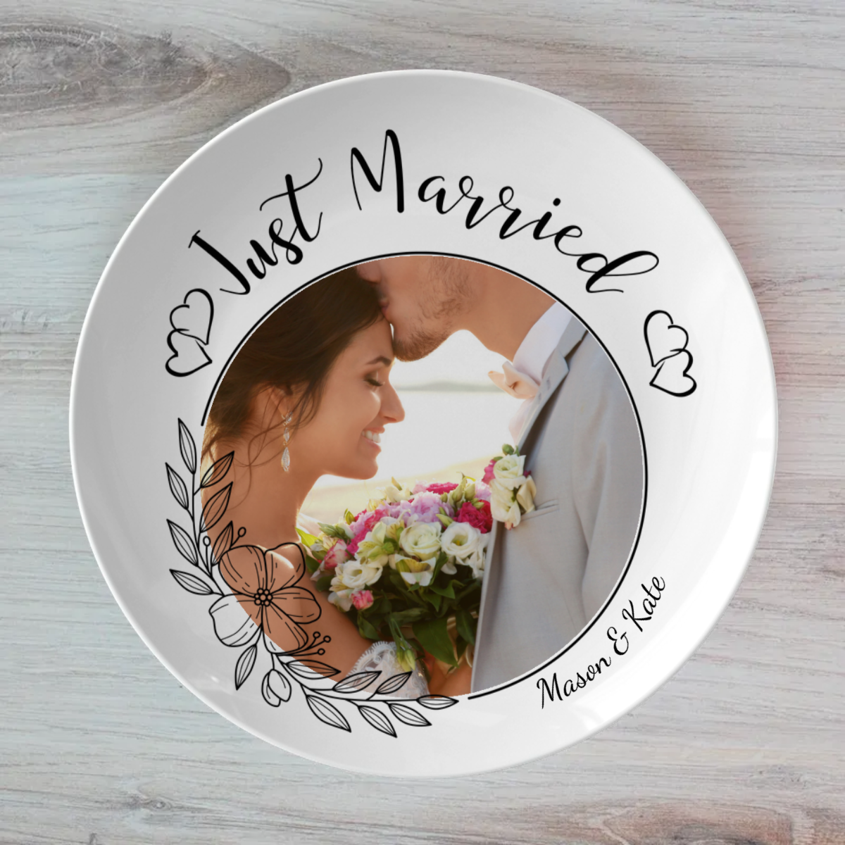 Love Personalised Dinner Plate