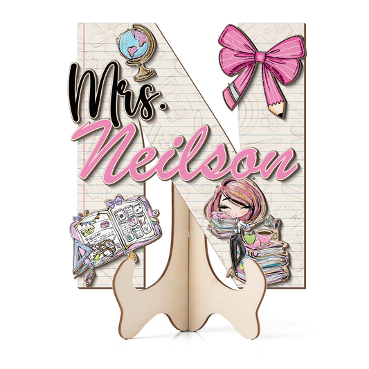 Teacher Letter Sign Letter Mrs N