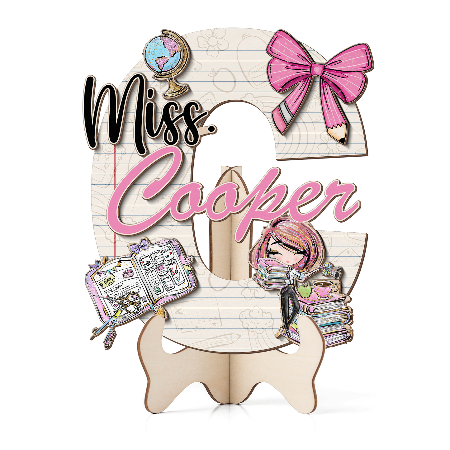 Teacher Letter Sign Letter Miss C