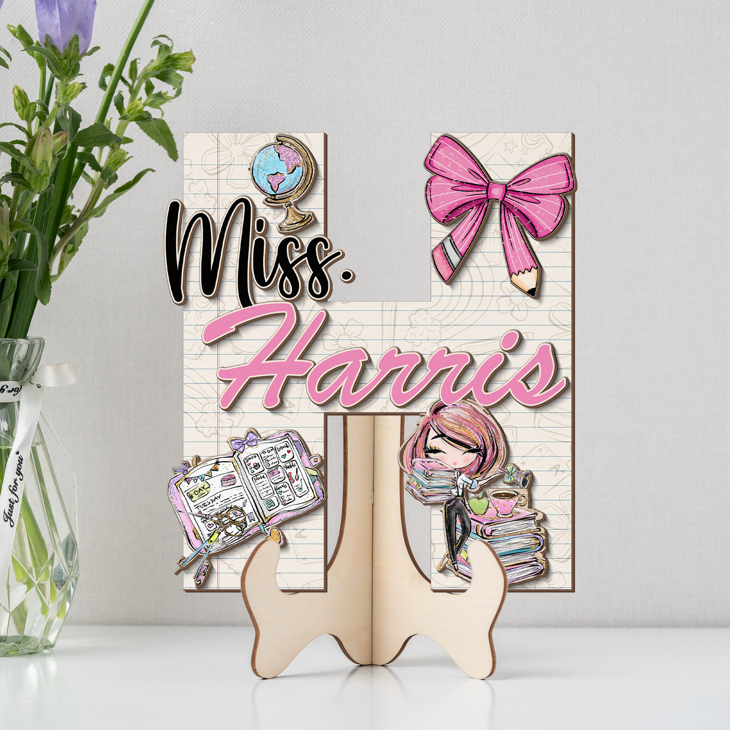 Teacher Letter Sign Letter Miss H