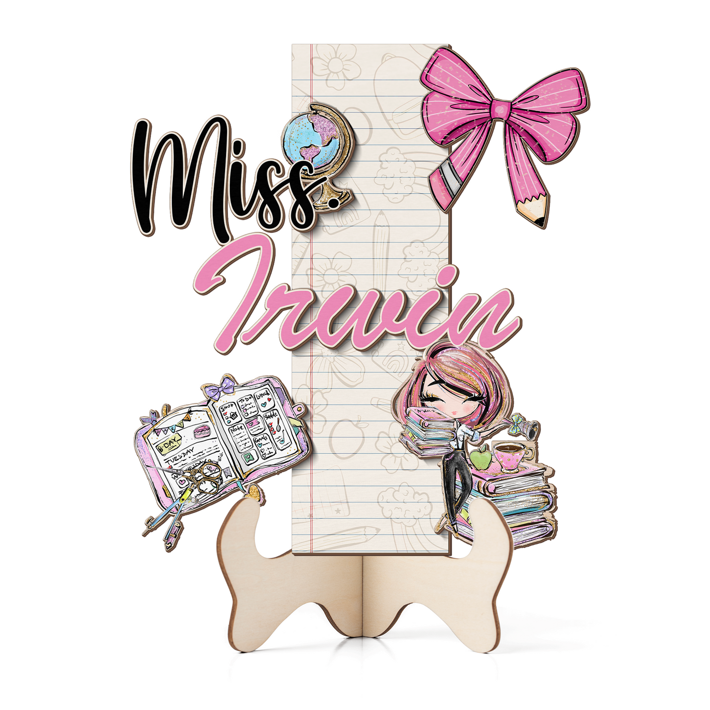 Teacher Letter Sign Letter Miss I