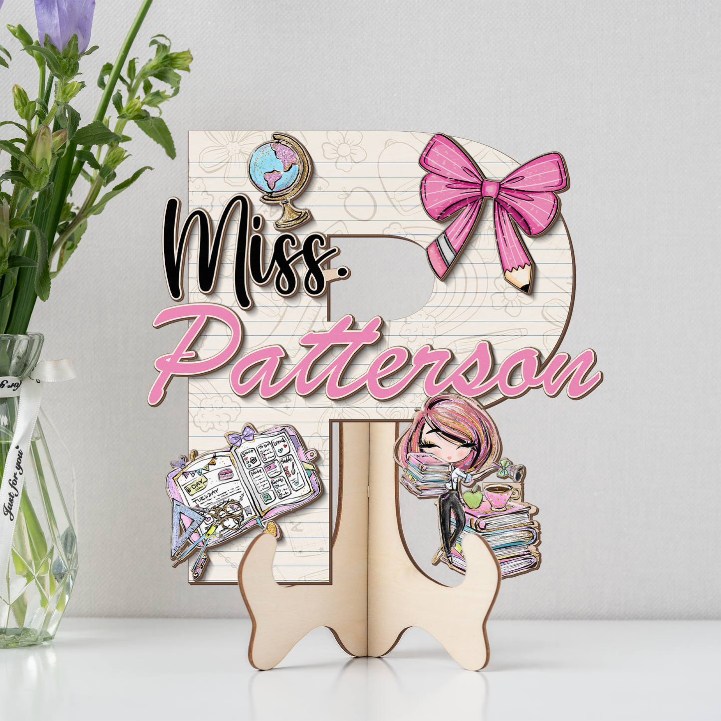 Teacher Letter Sign Letter Miss P