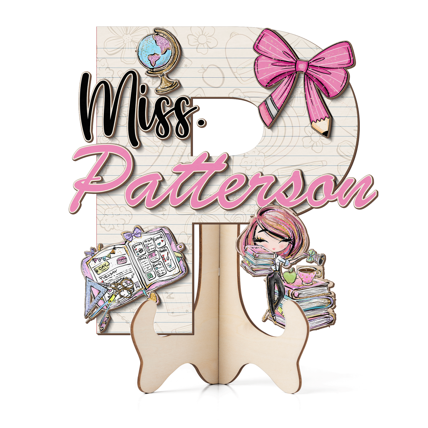 Teacher Letter Sign Letter Miss P