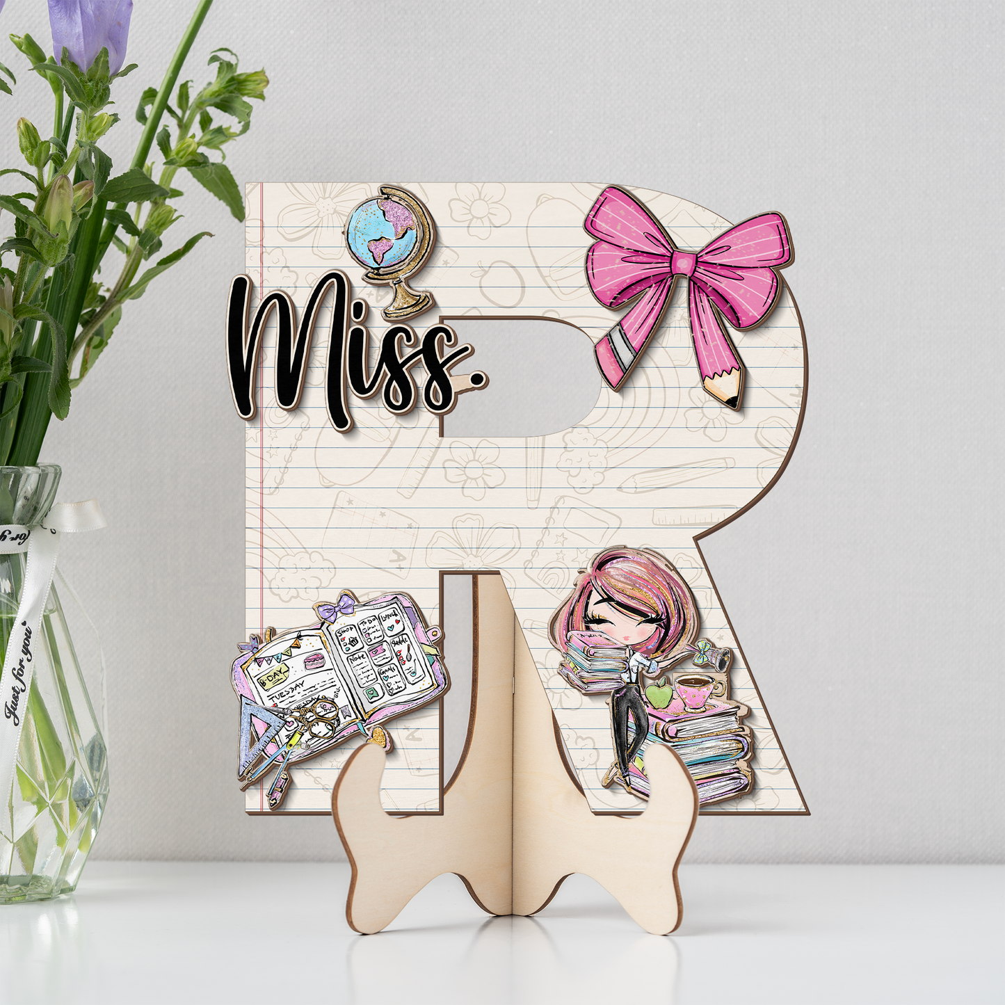 Teacher Letter Sign Letter Miss R