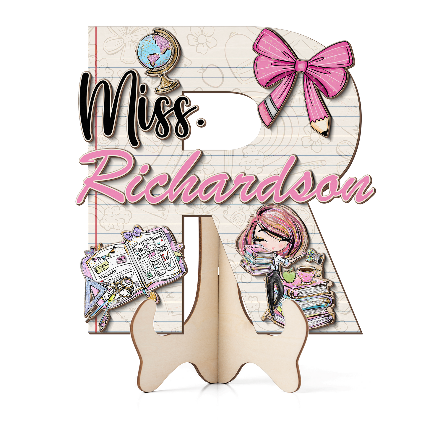 Teacher Letter Sign Letter Miss R